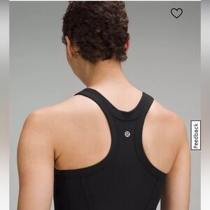 lululemon Ribbed Nulu Hight-Neck Yoga Bra Size 8